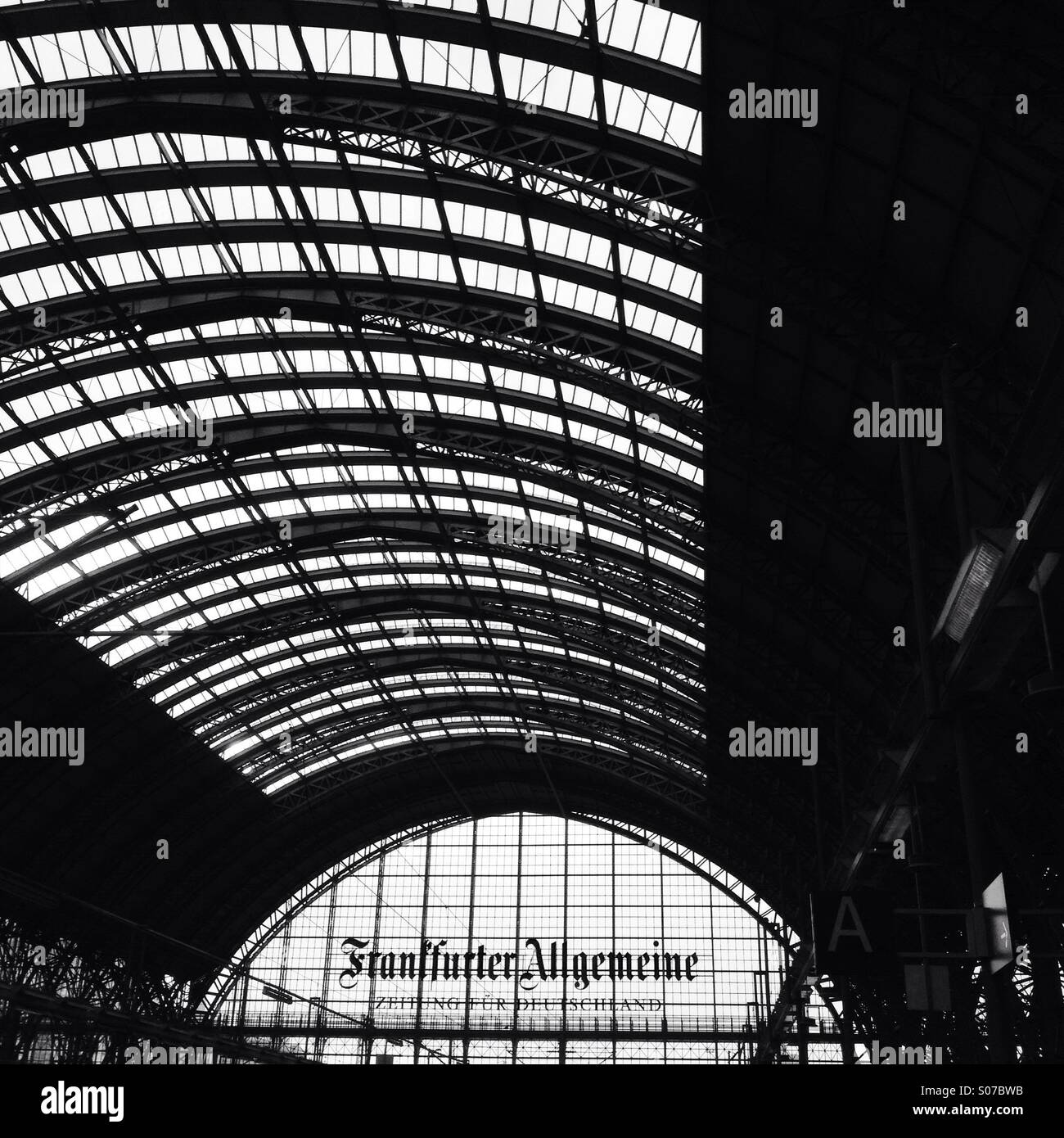 Frankfurt am Main, central station Stock Photo Alamy