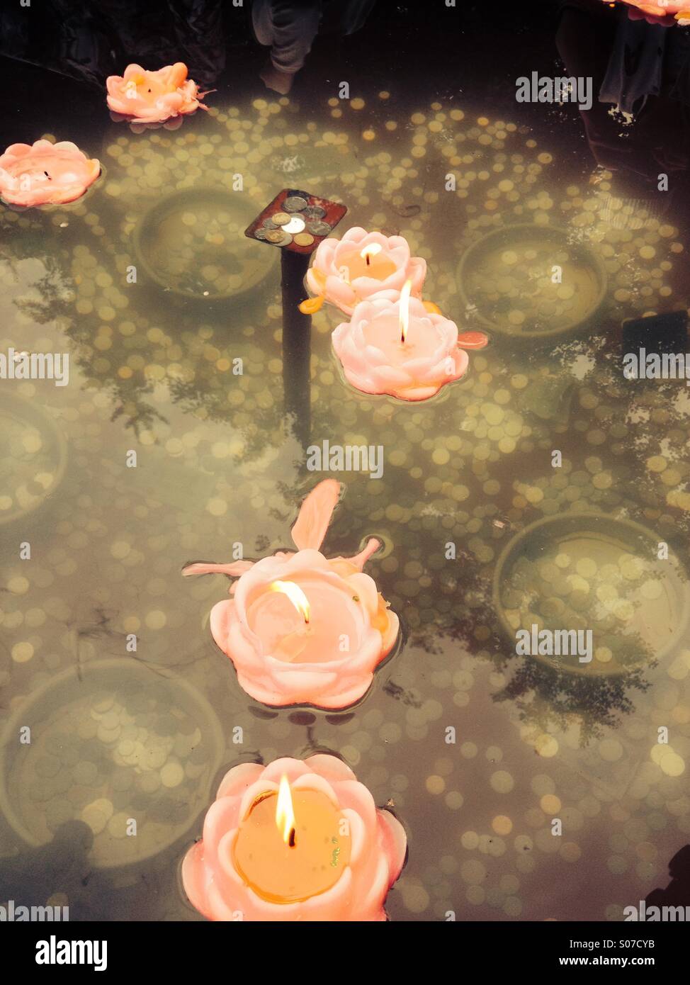 Floating candles hires stock photography and images Alamy