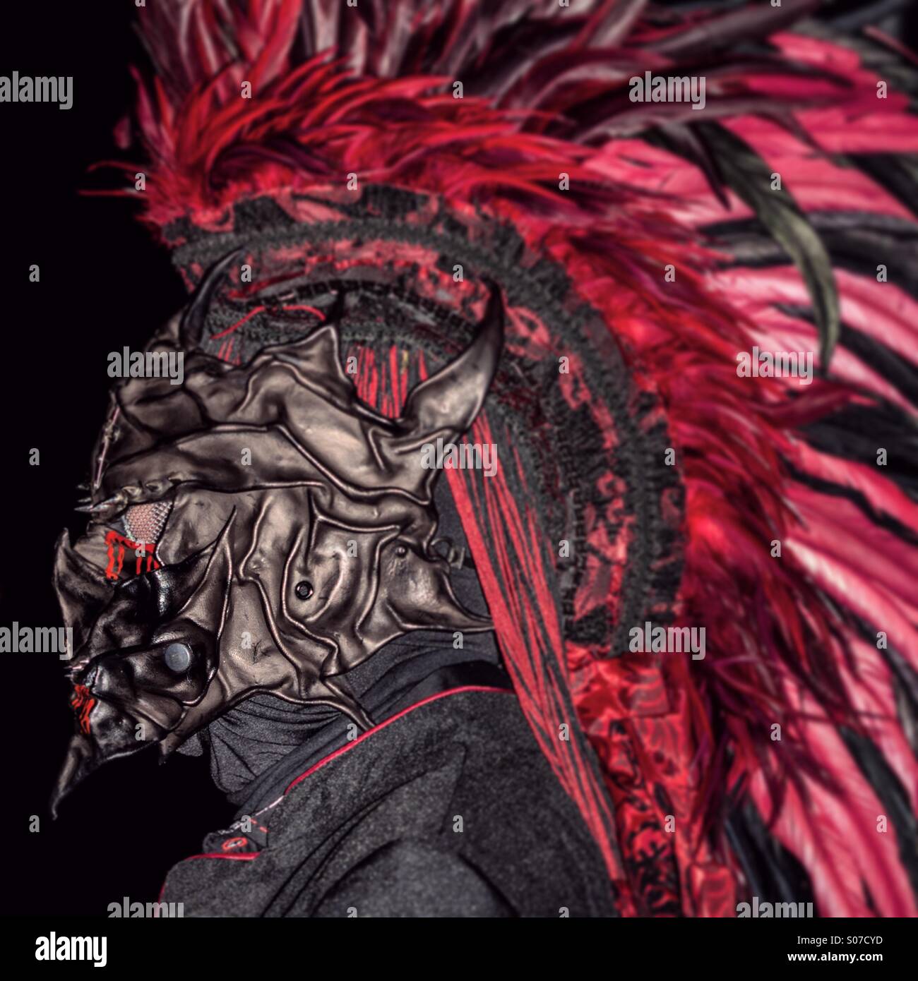 Spooky Halloween costume - Smartphone Captured Stock Image