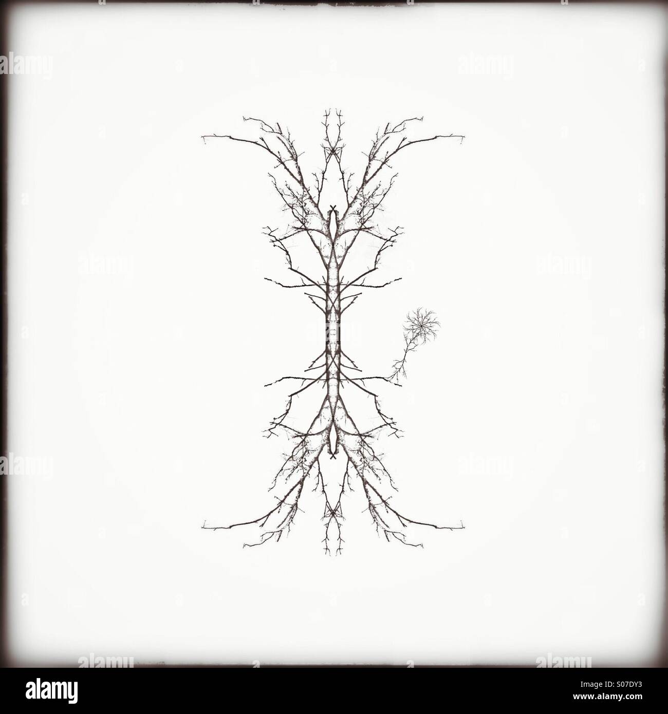 Stick man - Smartphone Captured Stock Image