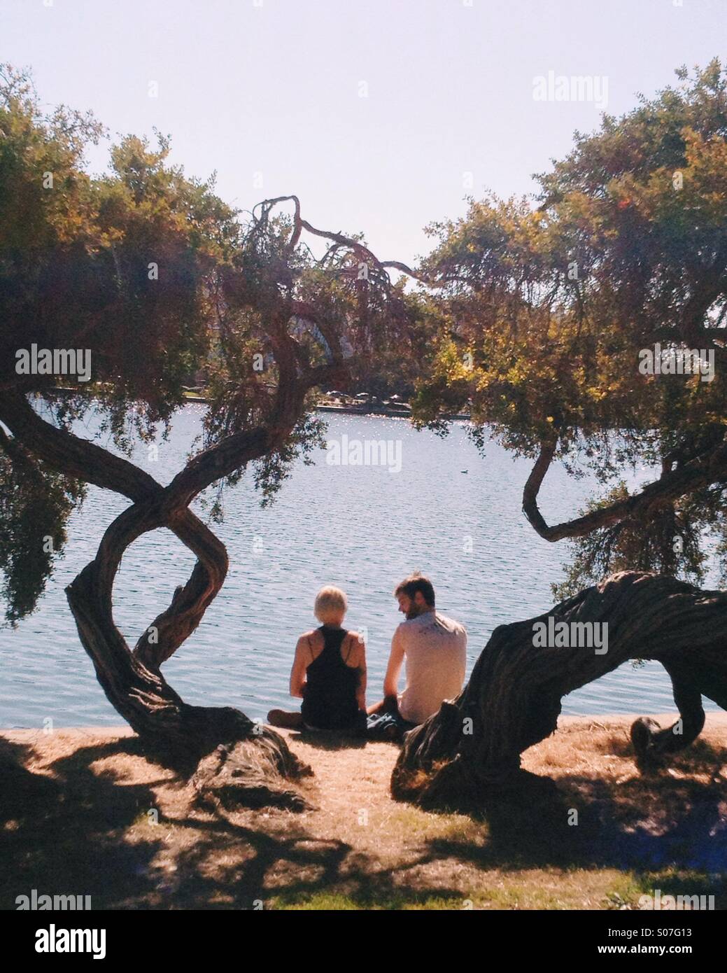 A day at the lake - Smartphone Captured Stock Image