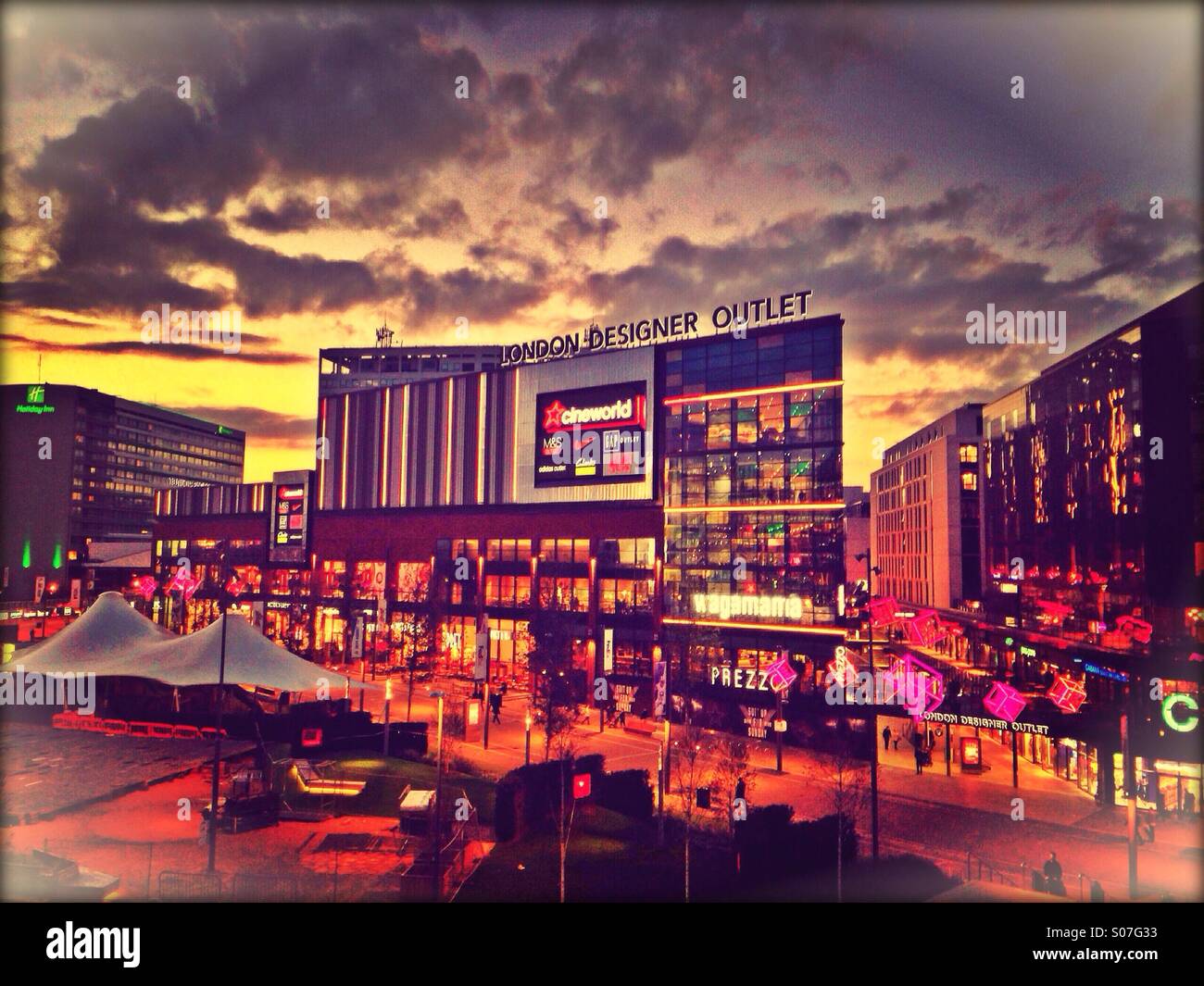 The London Designer Outlet, Wembley, London, England, UK Stock Photo