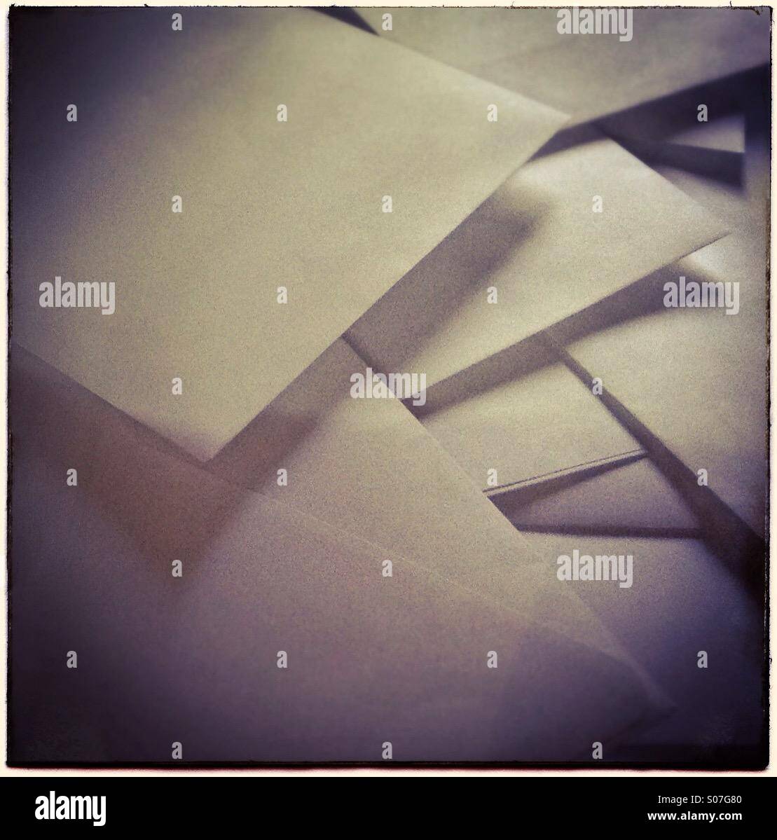 Catalonia votes 9N. Ballots inside a ballot box - Smartphone Captured Stock Image