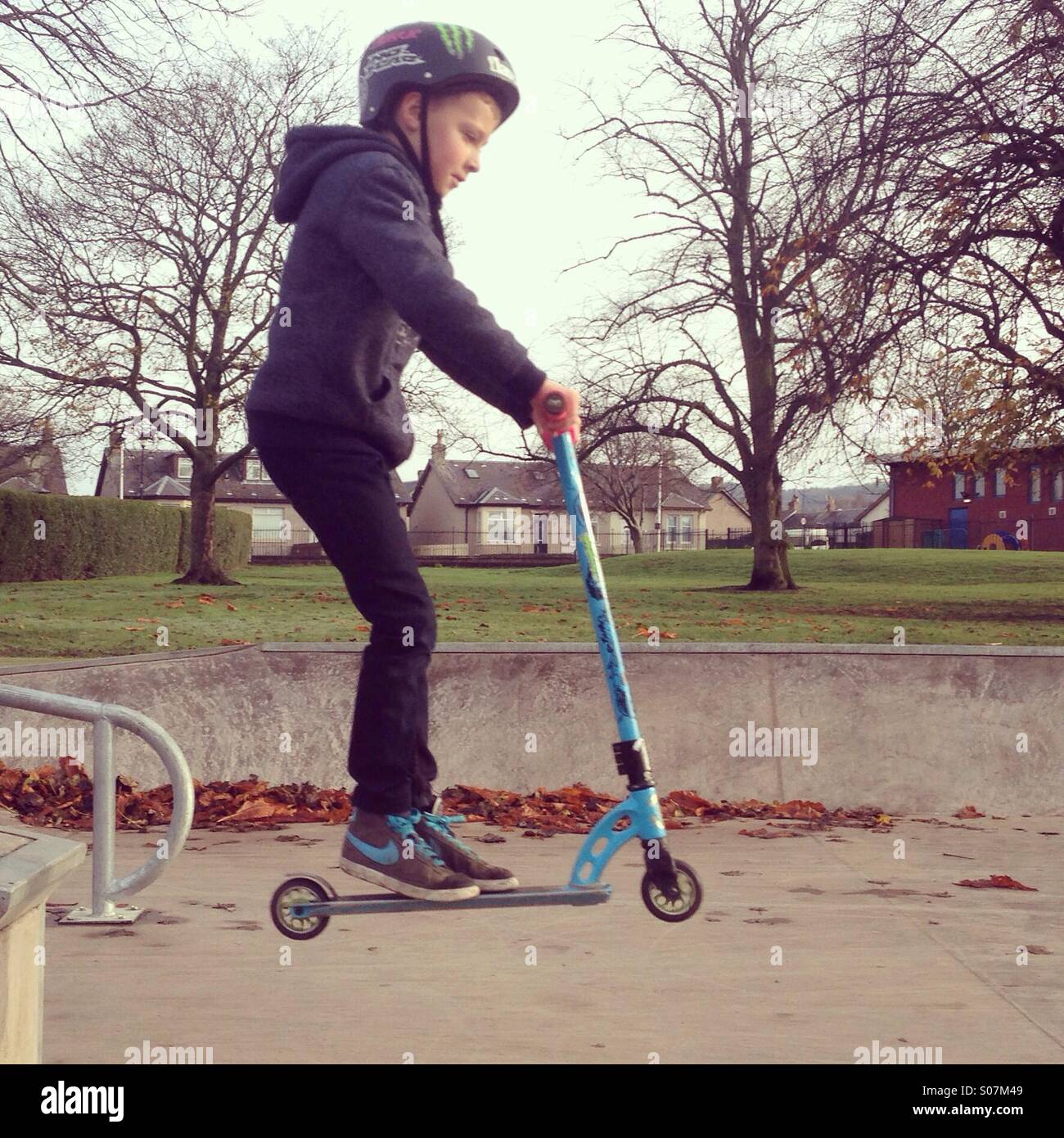 Big Air at skate park Stock Photo Alamy