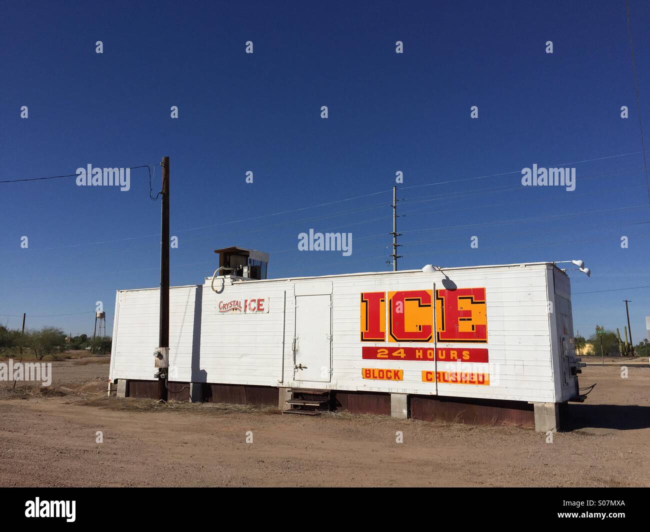 Ice 24 Hours - Smartphone Captured Stock Image