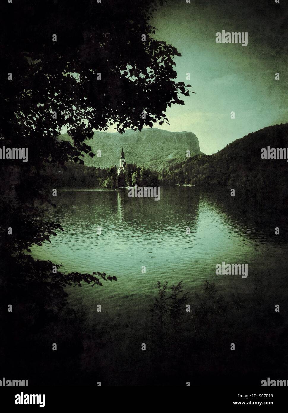 Lake bled Slovenia - Smartphone Captured Stock Image