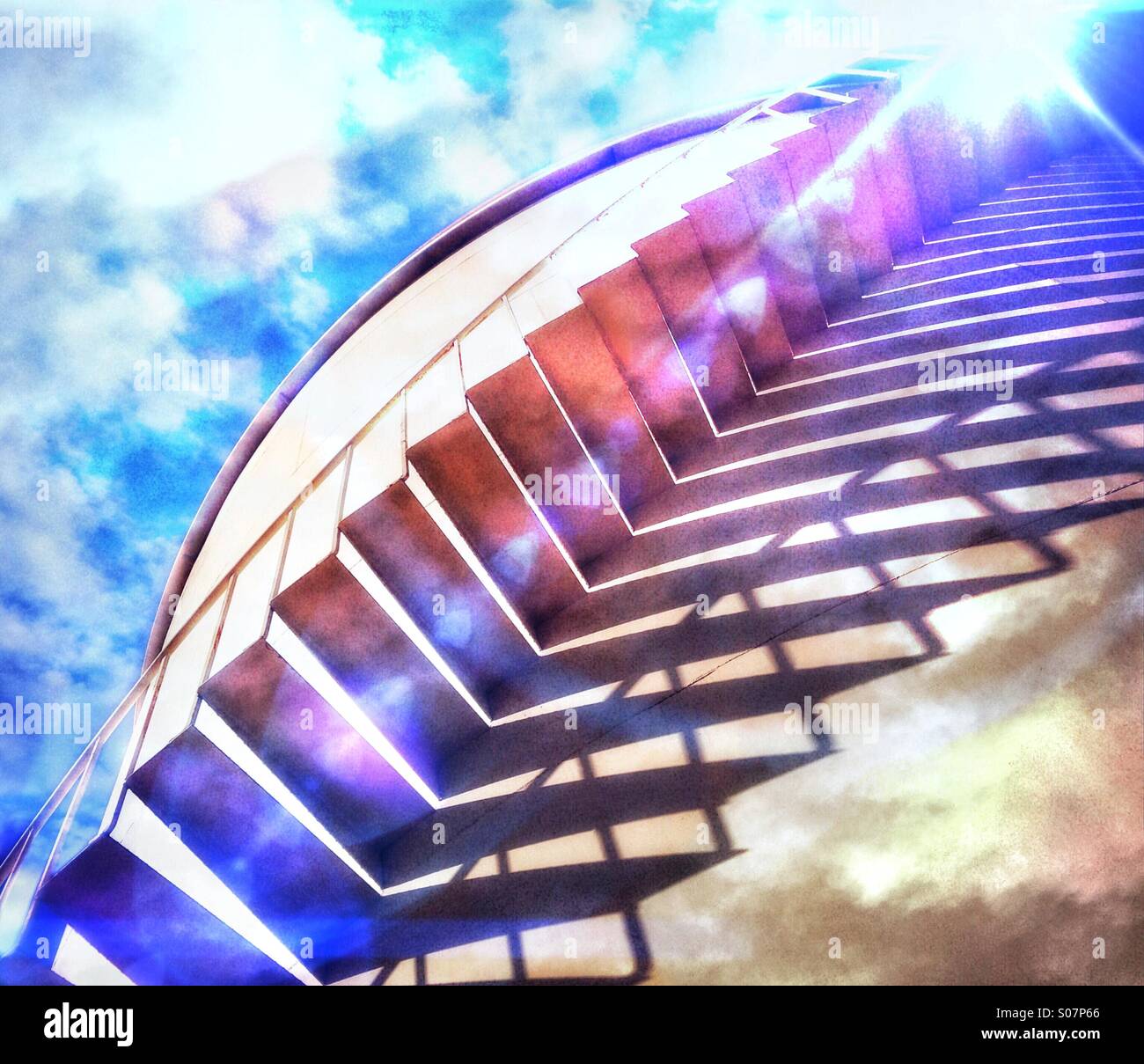 Stairway to heaven concept hi-res stock photography and images - Alamy