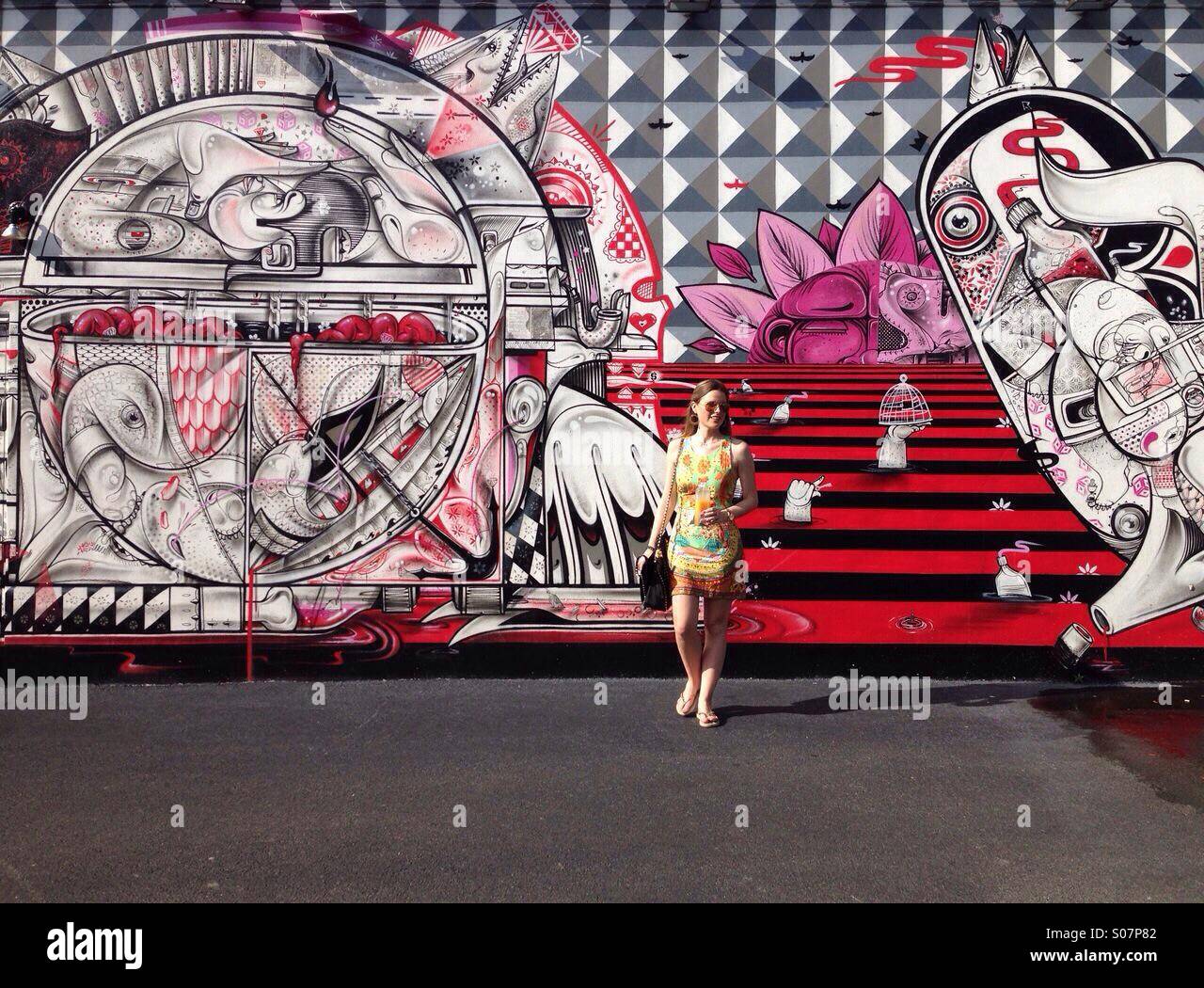 wynwood art miami street art district Stock Photo Alamy