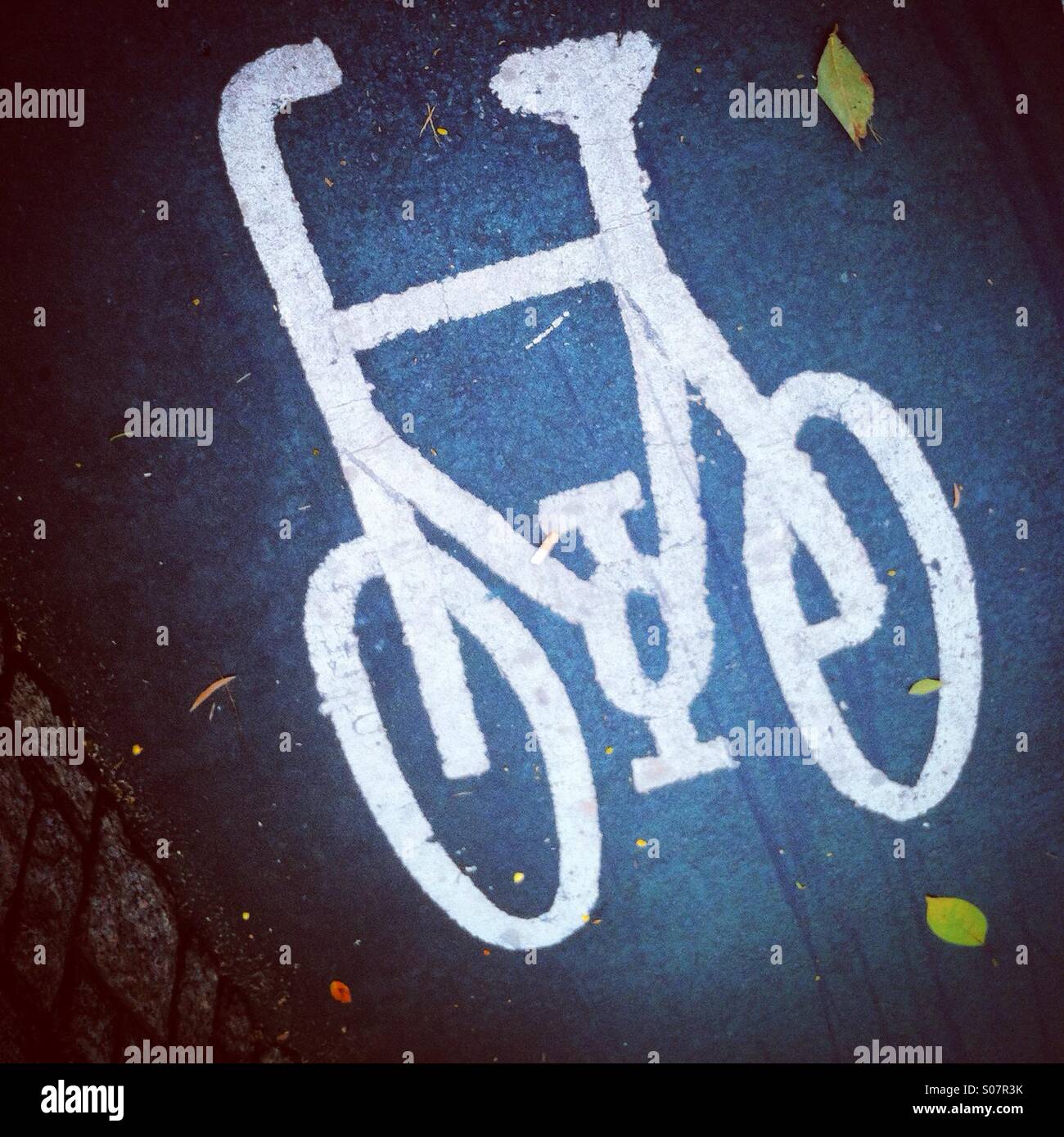 Cycling track - Smartphone Captured Stock Image