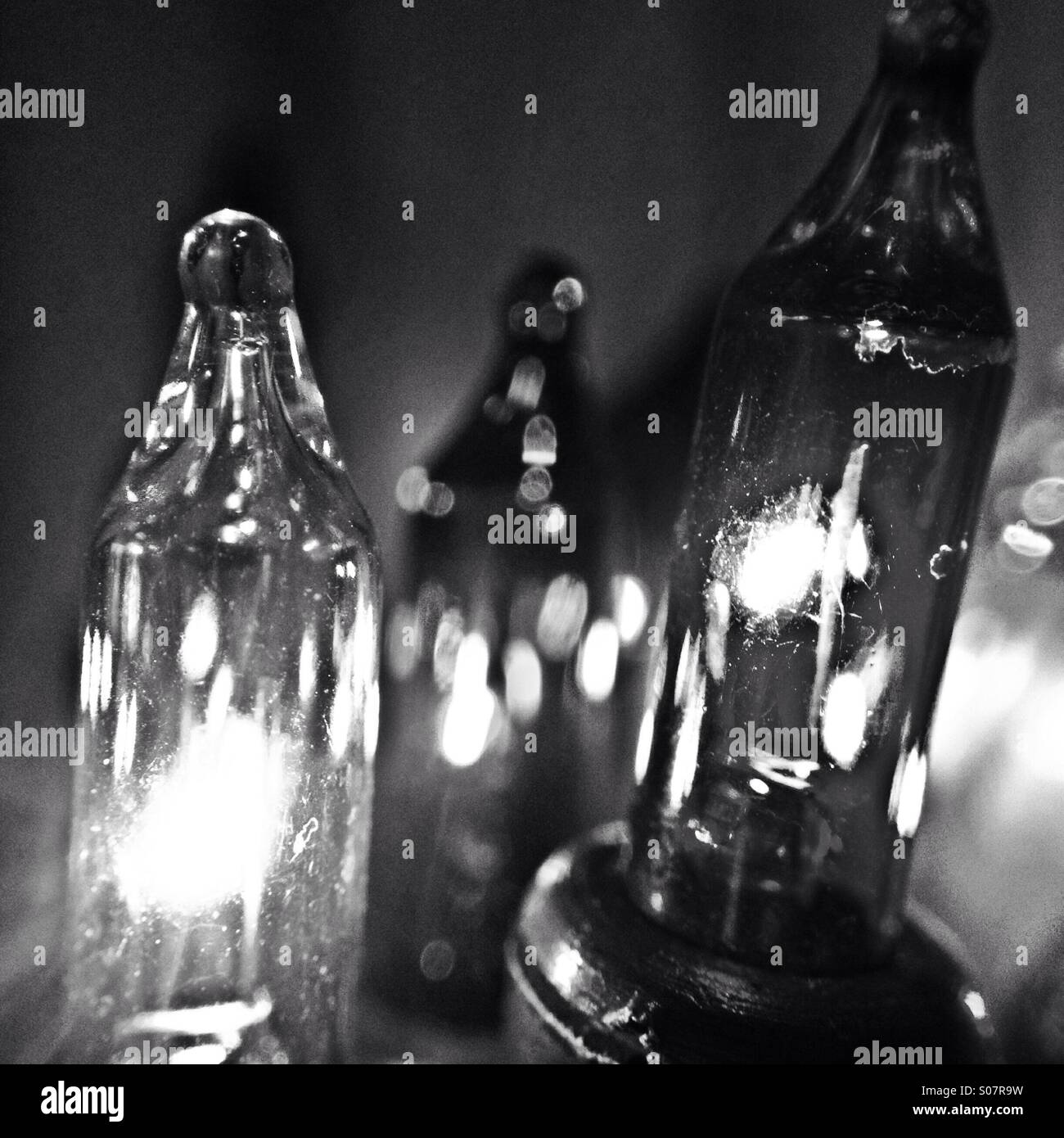 Christmas tree lights - Smartphone Captured Stock Image