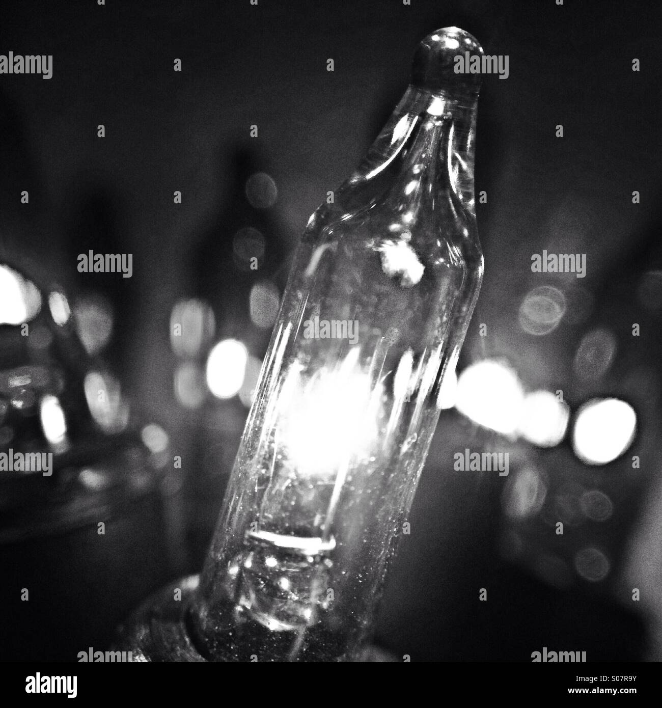 Christmas tree lights - Smartphone Captured Stock Image