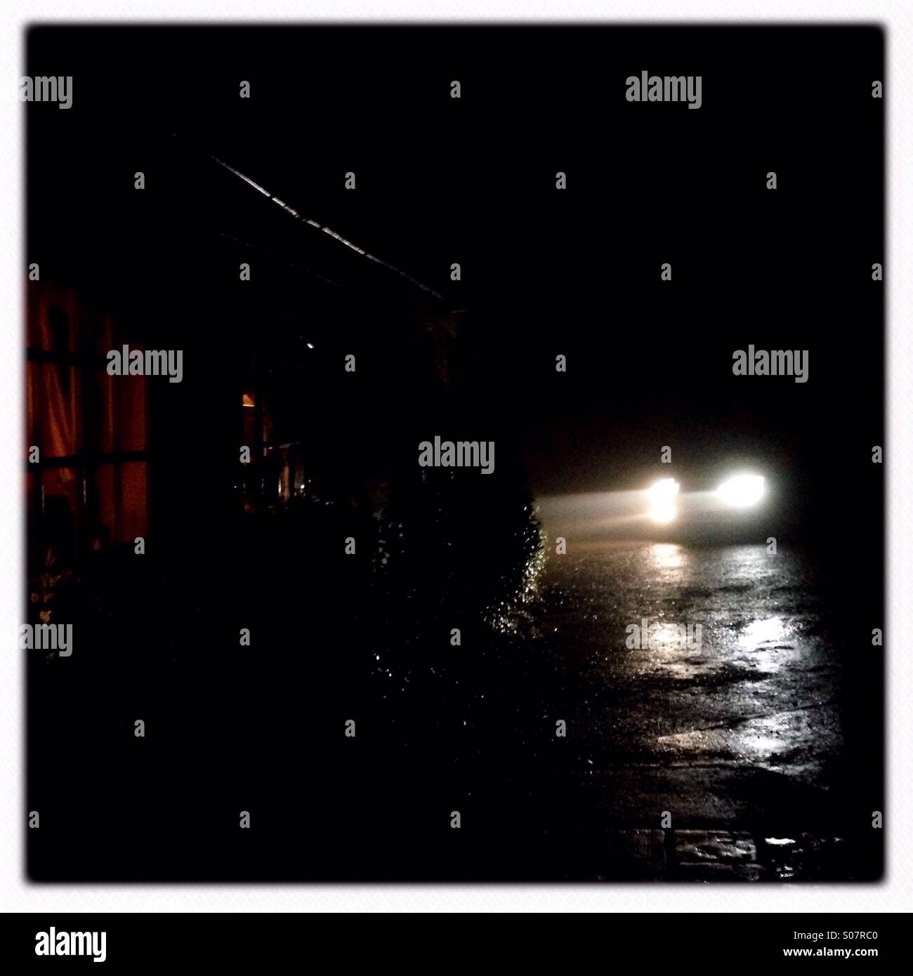 Headlights Night High Resolution Stock Photography and Images - Alamy