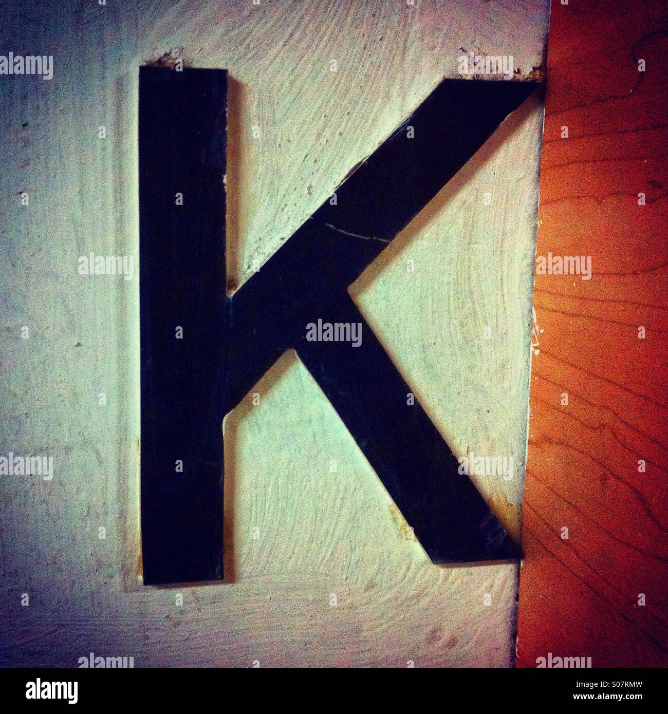 Large letter k hi-res stock photography and images - Alamy