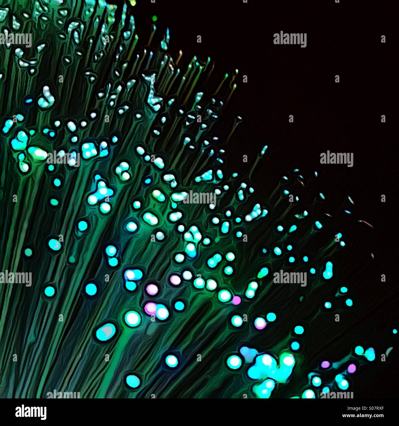 Fibre optic lights Stock Photo Alamy