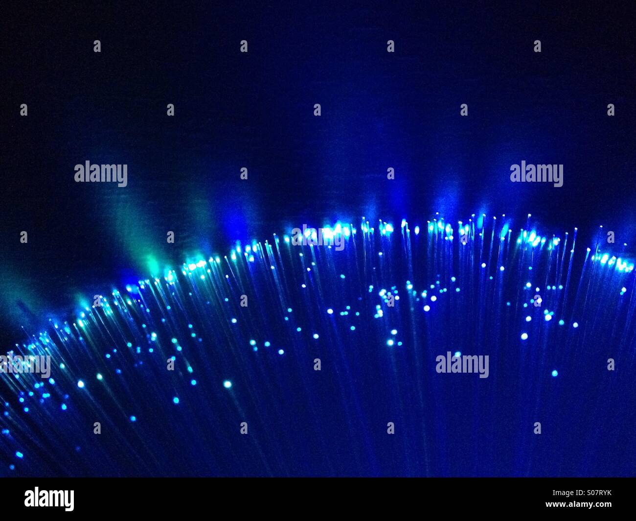 Fibre optic lights Stock Photo Alamy