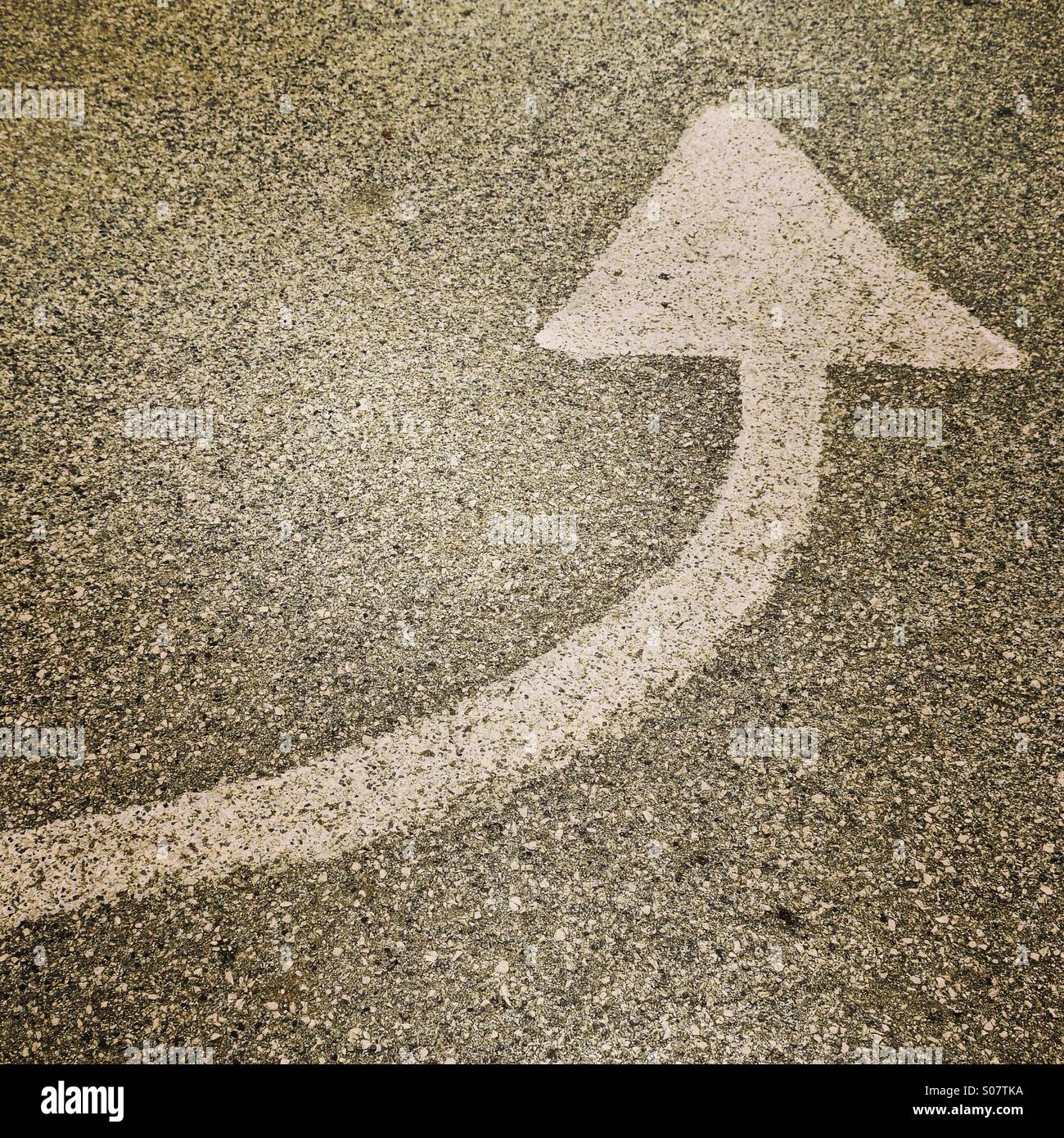 Arrow - Smartphone Captured Stock Image