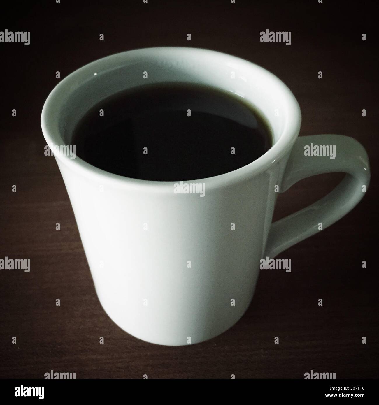 Cup of Black Coffee Stock Photo Alamy