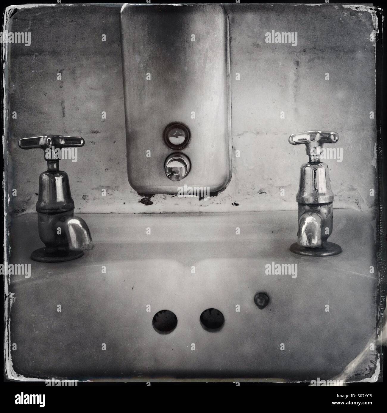 A cold bathroom Stock Photo Alamy