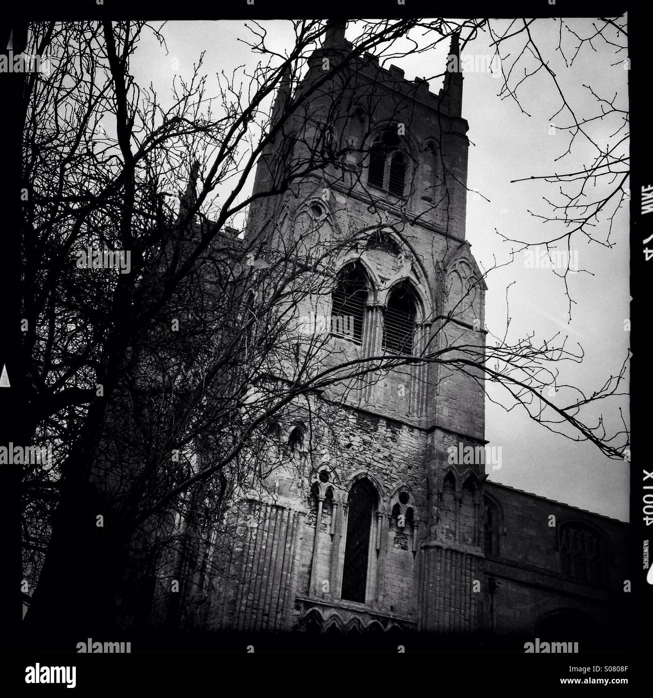 St Margaret's church, King's Lynn or Lynn Minster - Smartphone Captured Stock Image