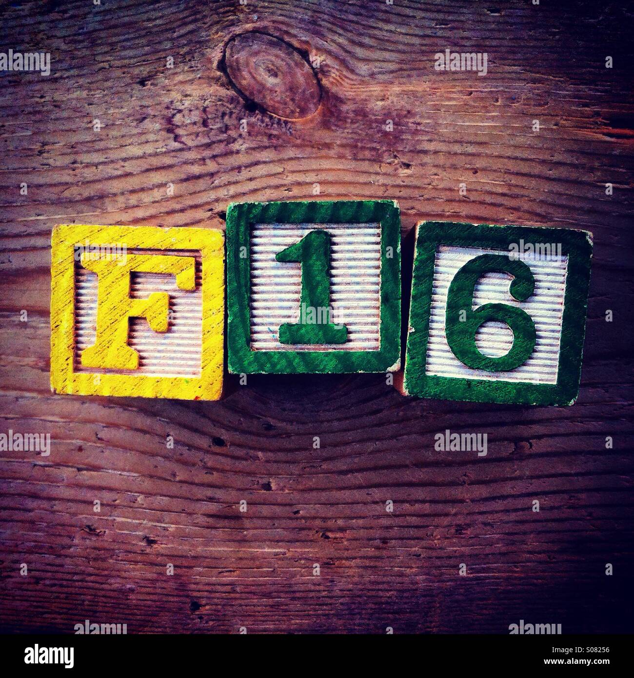 F-16 war jet plane fron the US Army - Smartphone Captured Stock Image