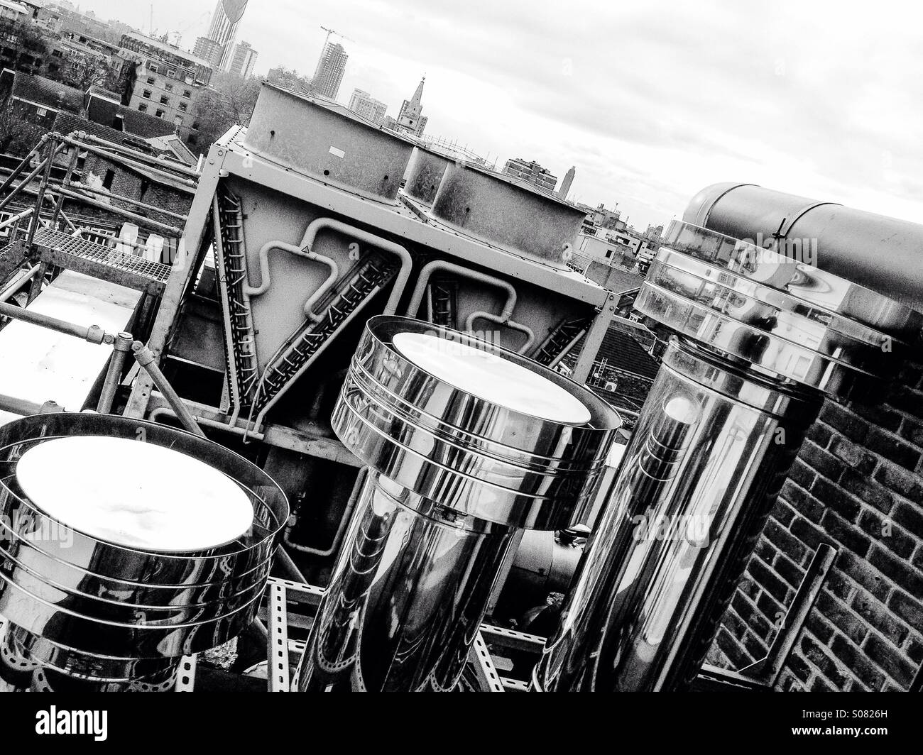Rooftops of London - Smartphone Captured Stock Image