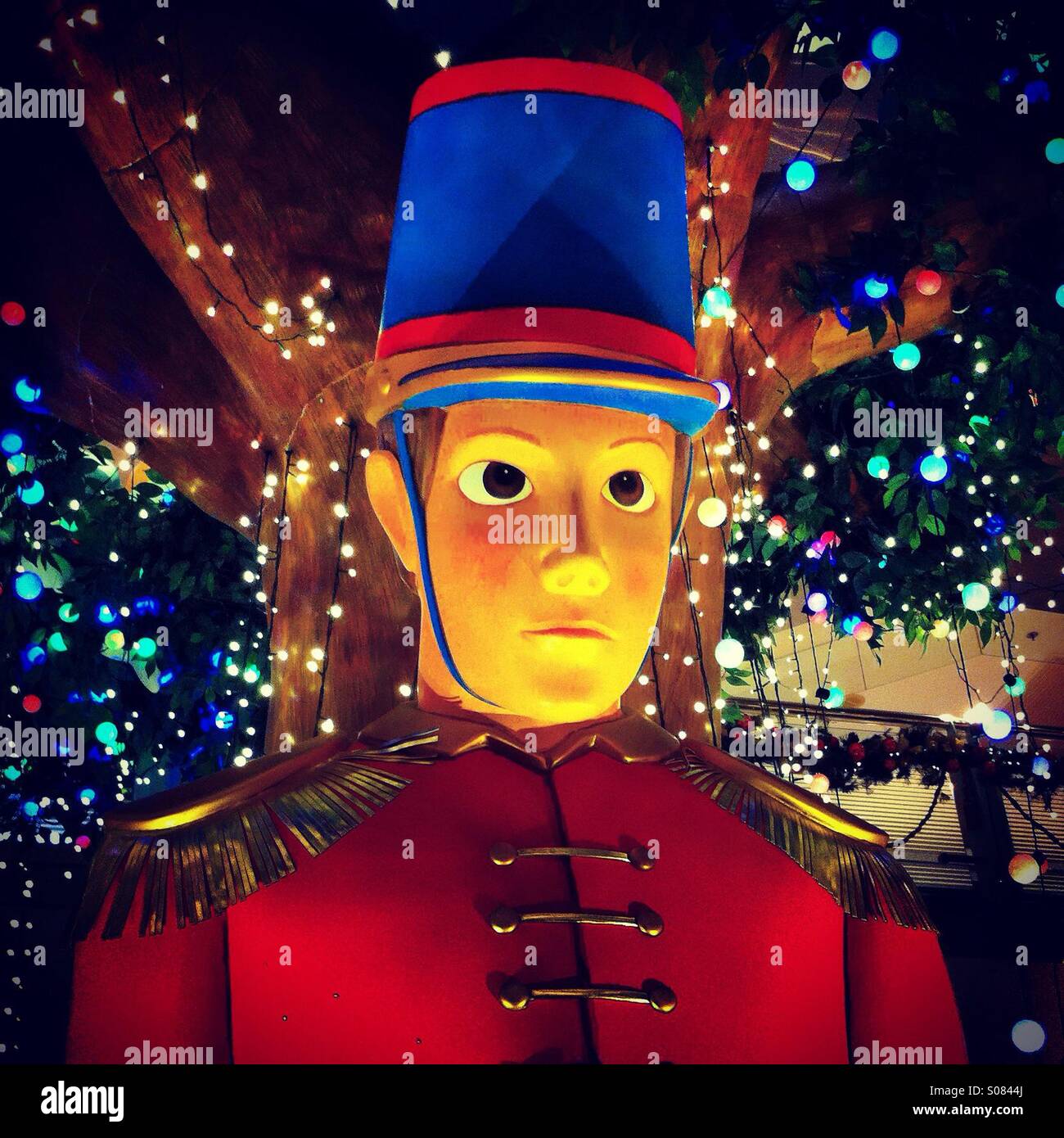 Christmas infantery soldier toy Stock Photo