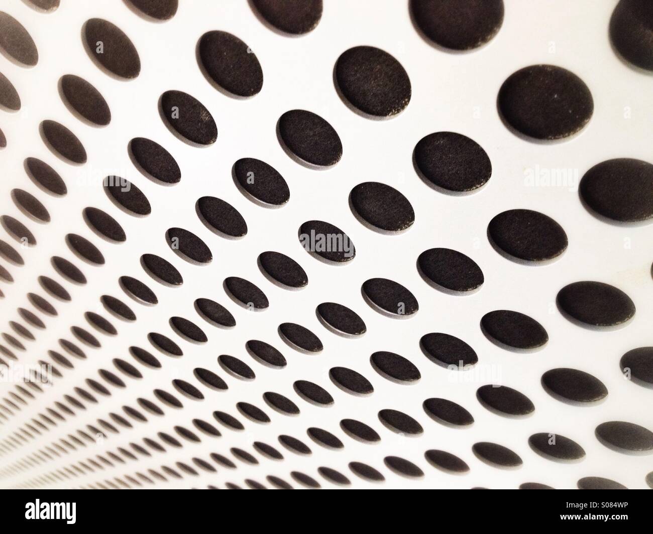 Black metal texture holes hi-res stock photography and images - Alamy