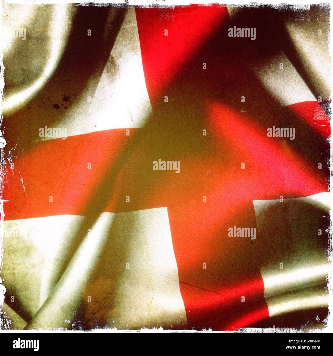 Flag of England - Smartphone Captured Stock Image