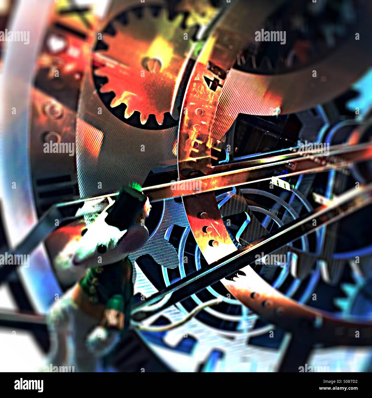 Mouse time - Smartphone Captured Stock Image