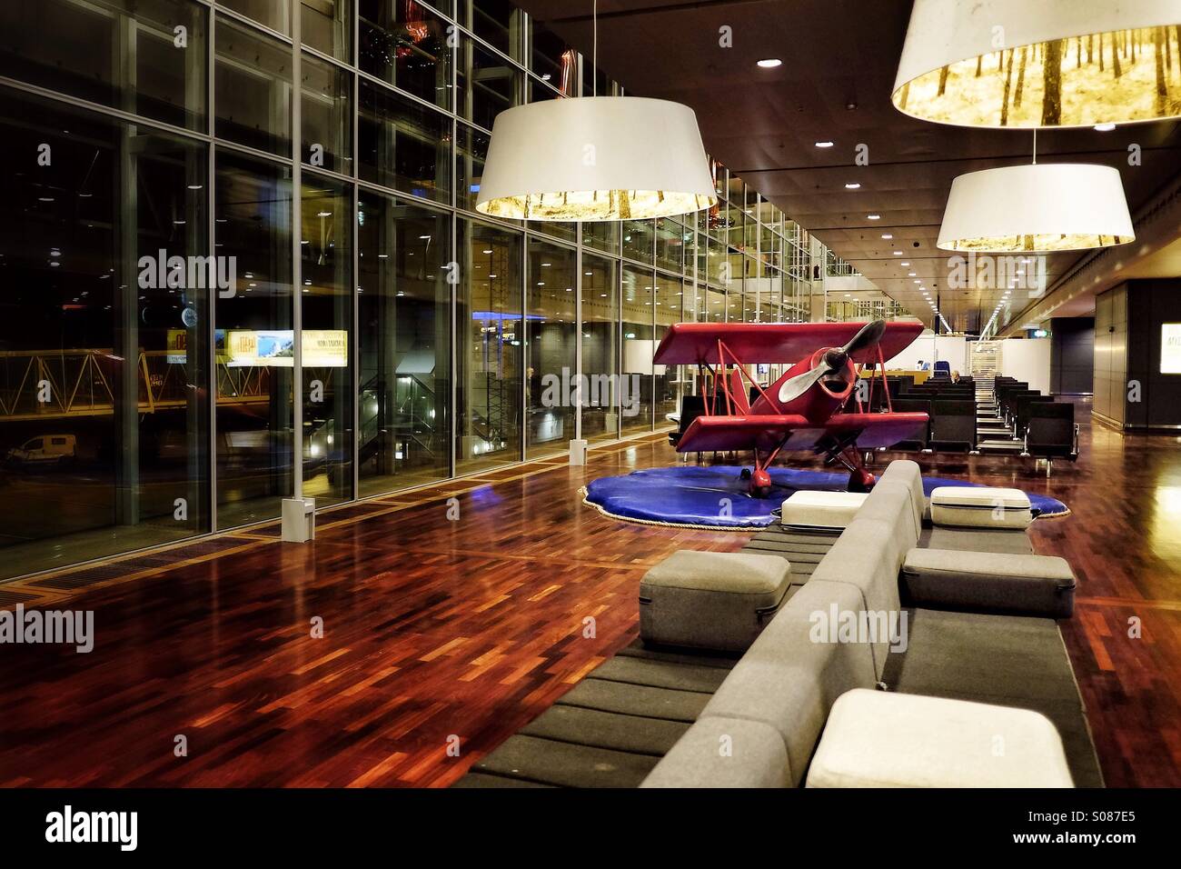 Stockholm - Arlanda Airport - Terminal 5 - Smartphone Captured Stock Image