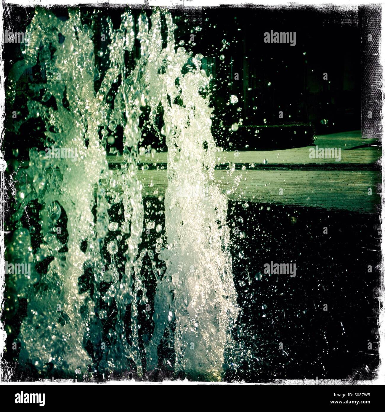 Water fountain splash Stock Photo Alamy