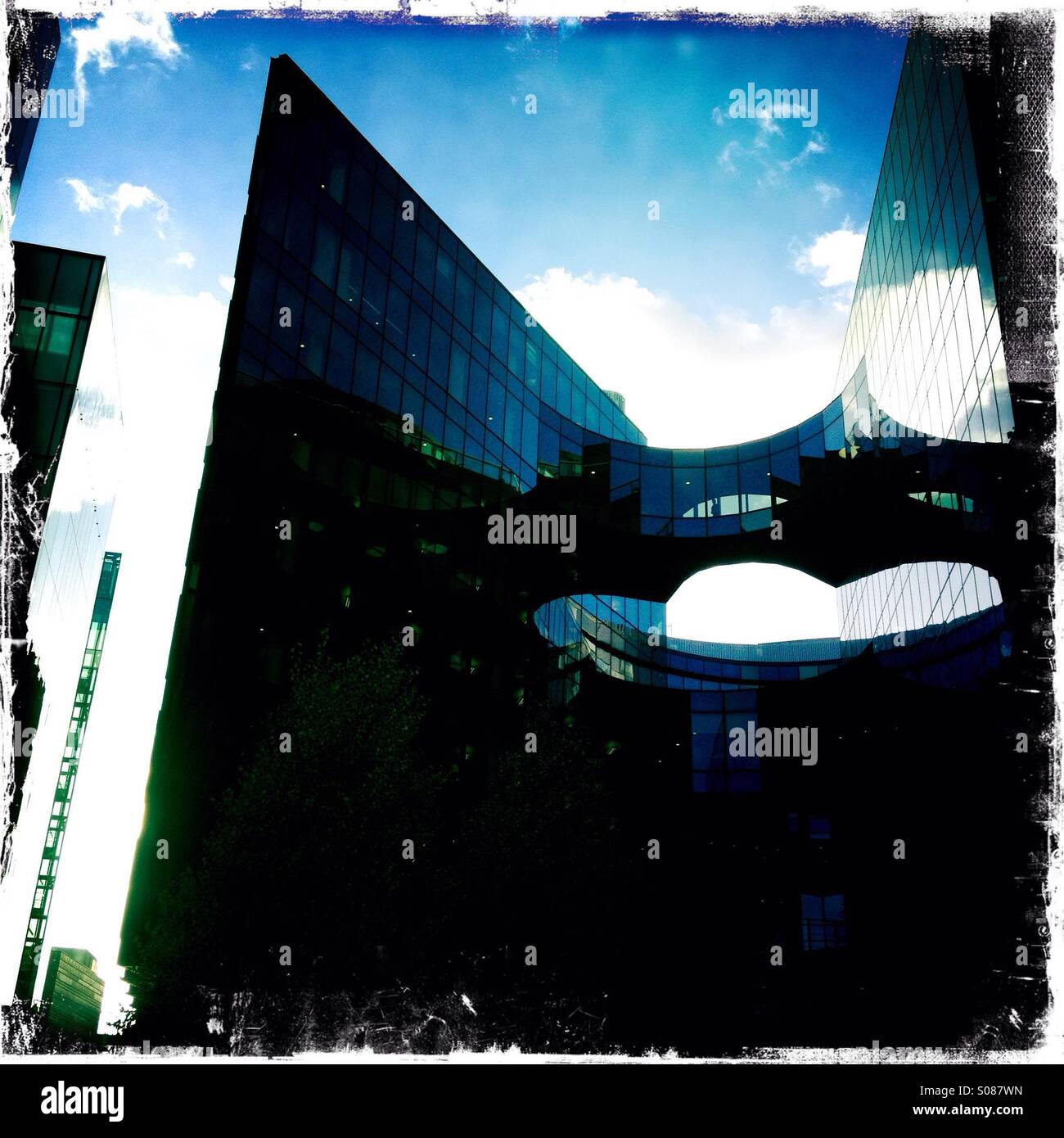 Modern architecture against an autumn sky Stock Photo - Alamy
