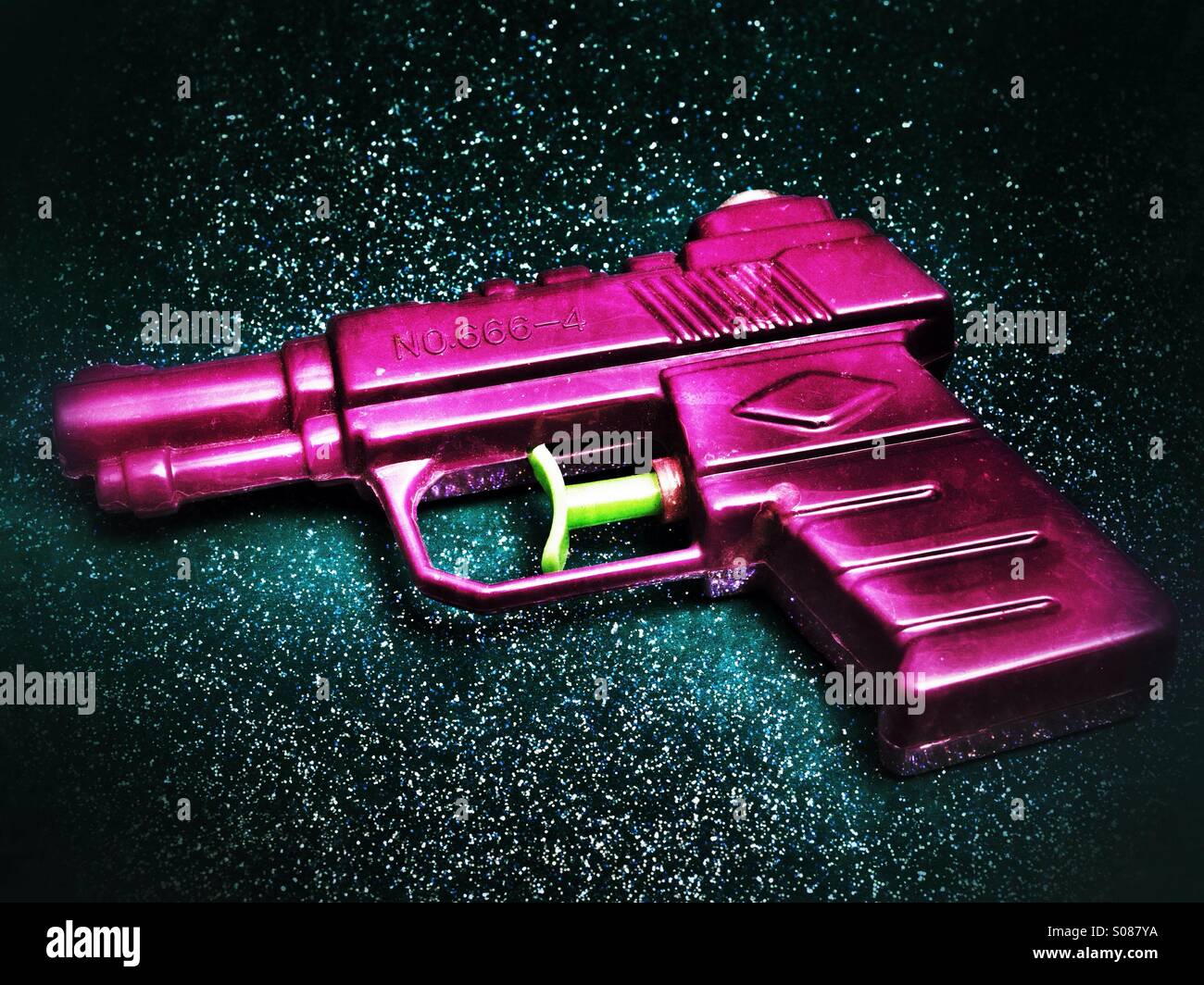 Water pistol - Smartphone Captured Stock Image