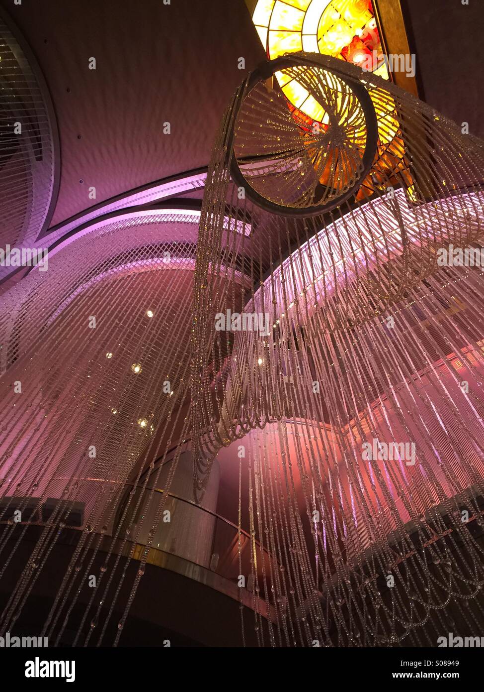 Worlds largest Chandelier Stock Photo Alamy