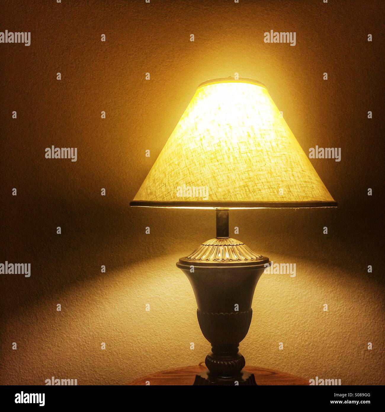 Table lamp - Smartphone Captured Stock Image