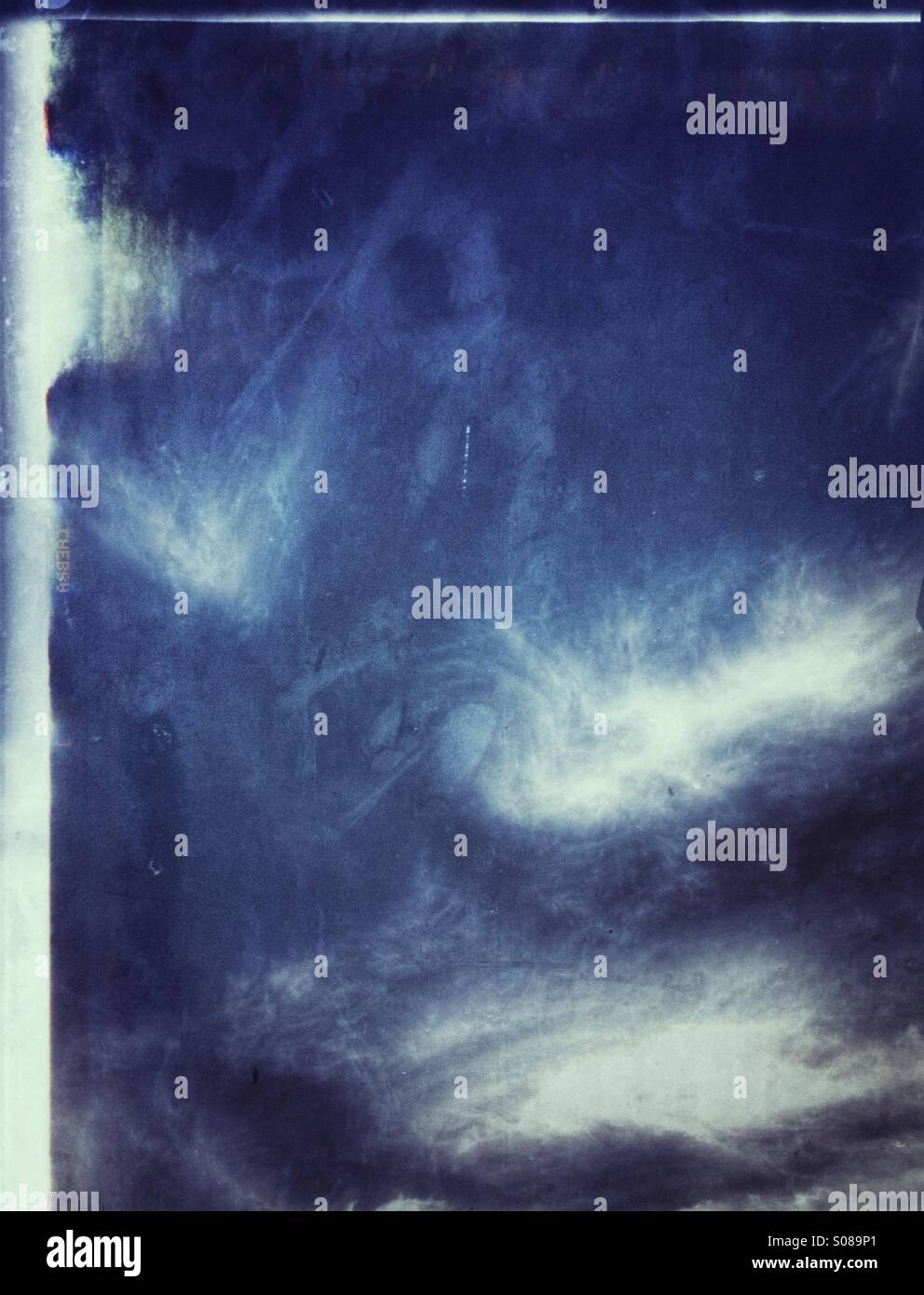 Ripped cloudy sky - Smartphone Captured Stock Image