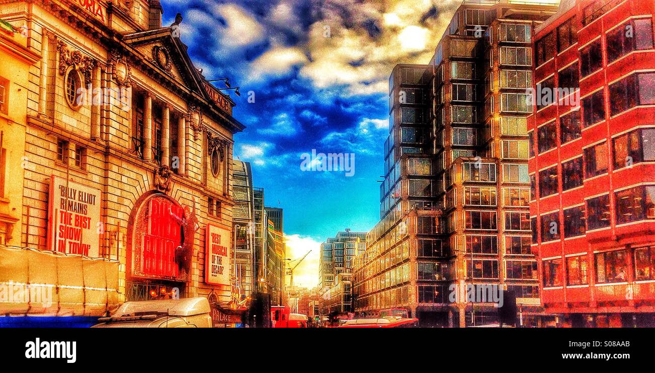 London Victoria - Smartphone Captured Stock Image