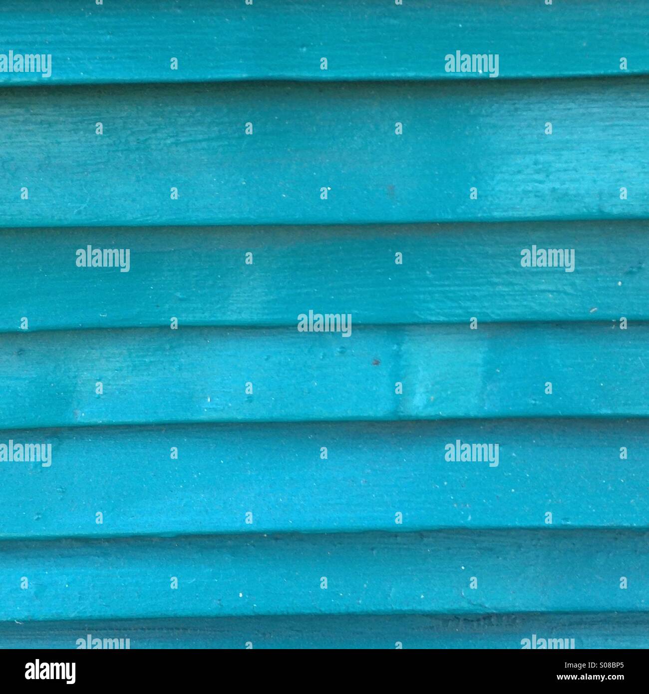 Turquoise Siding Stock Photo