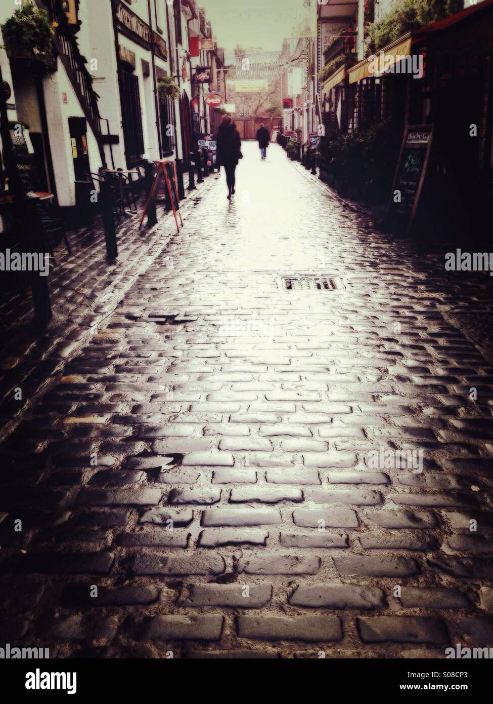 Ashton Lane Glasgow - Smartphone Captured Stock Image