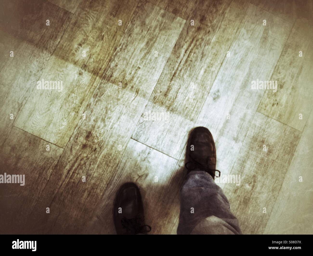 Man walking - Smartphone Captured Stock Image