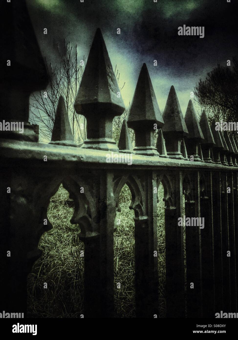 Old fence - Smartphone Captured Stock Image