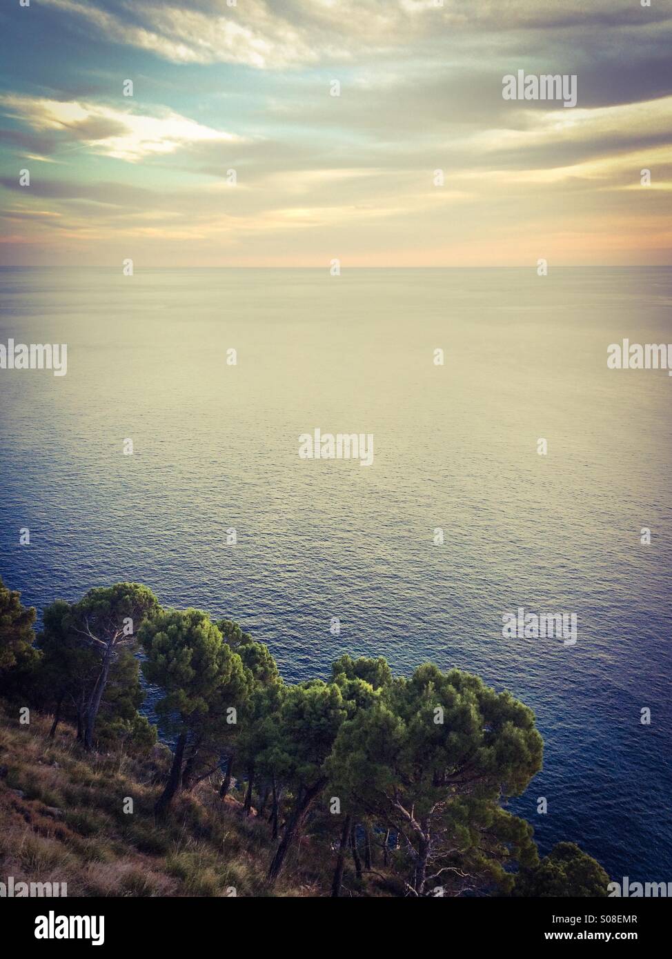 Sea, Cilento, Italy - Smartphone Captured Stock Image