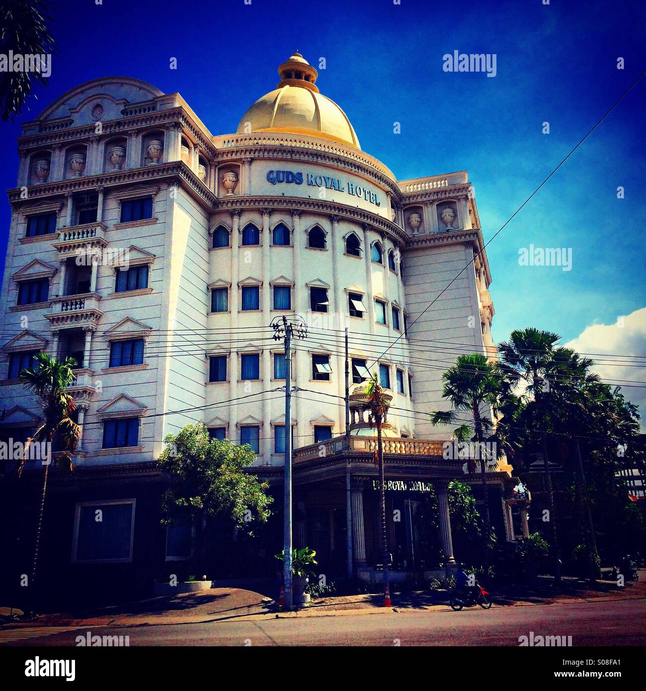Historic hotel in Surabaya, Indonesia Stock Photo