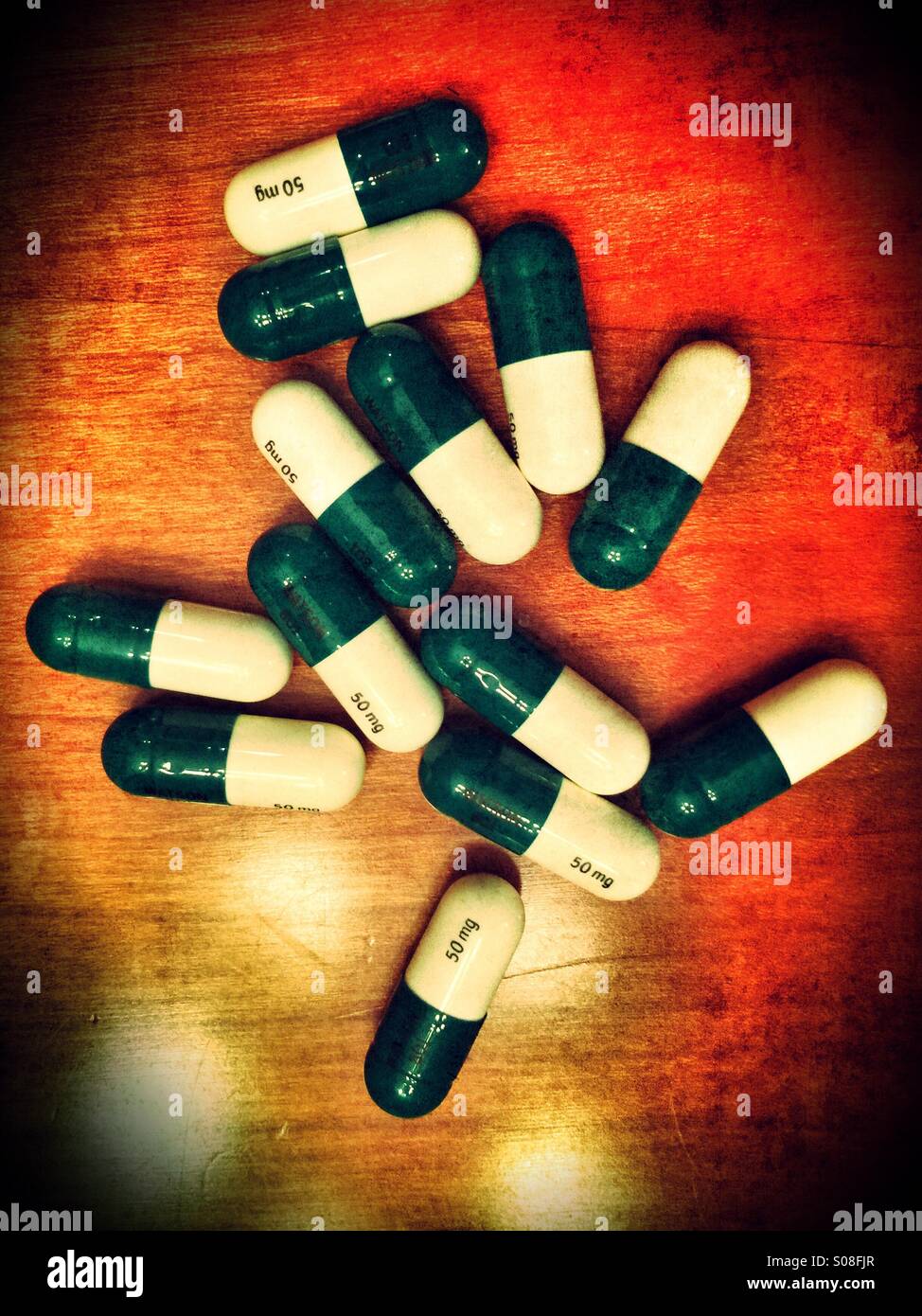 A pile of prescription medication - Smartphone Captured Stock Image