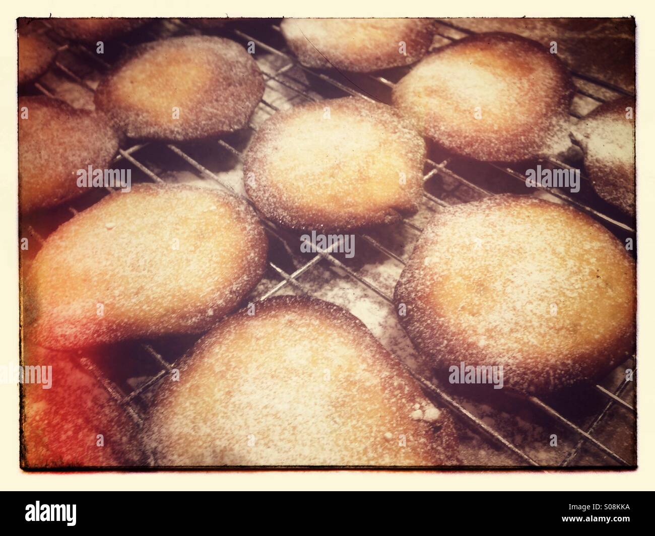 Hand made biscuits - Smartphone Captured Stock Image