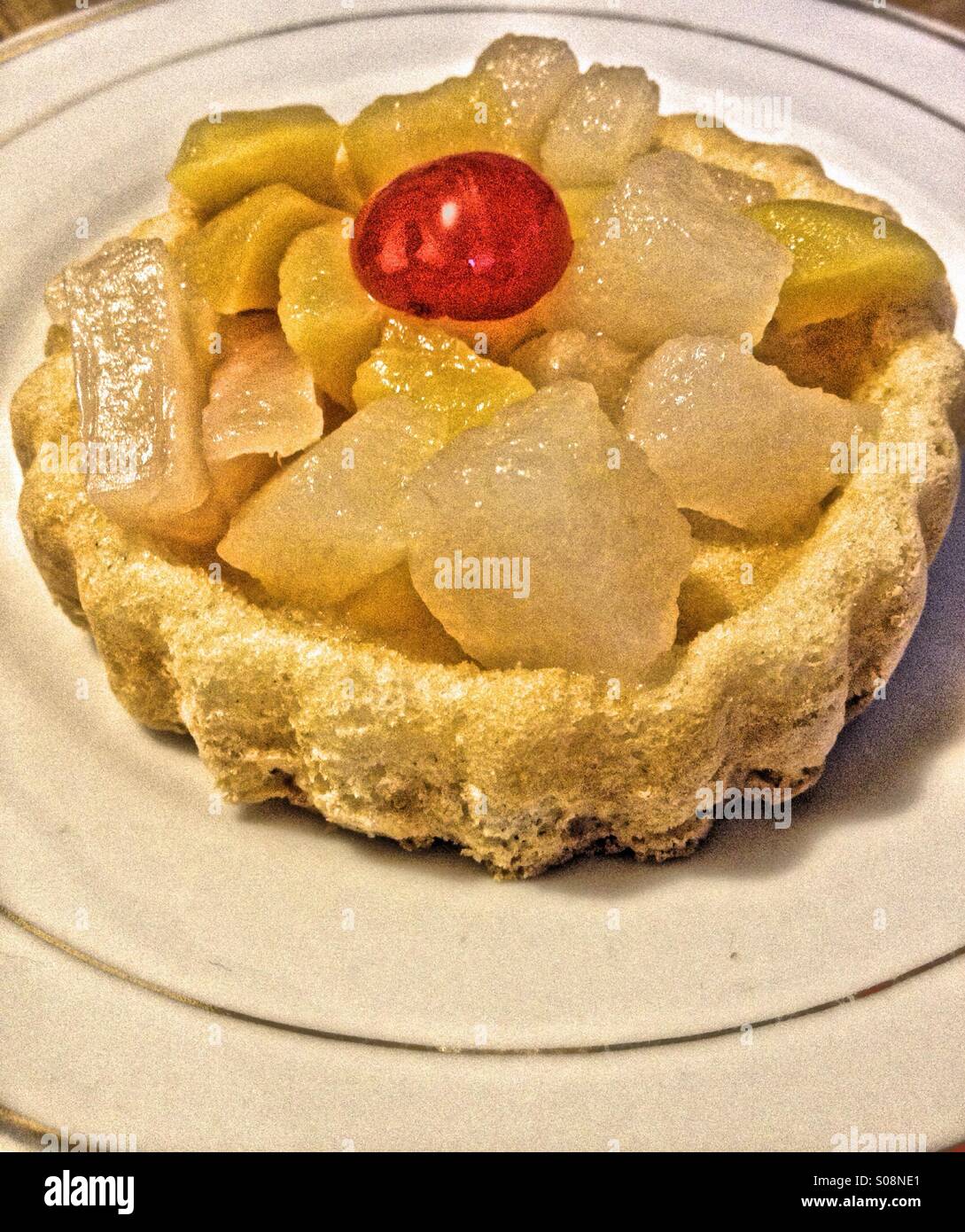 Fruit flan - Smartphone Captured Stock Image