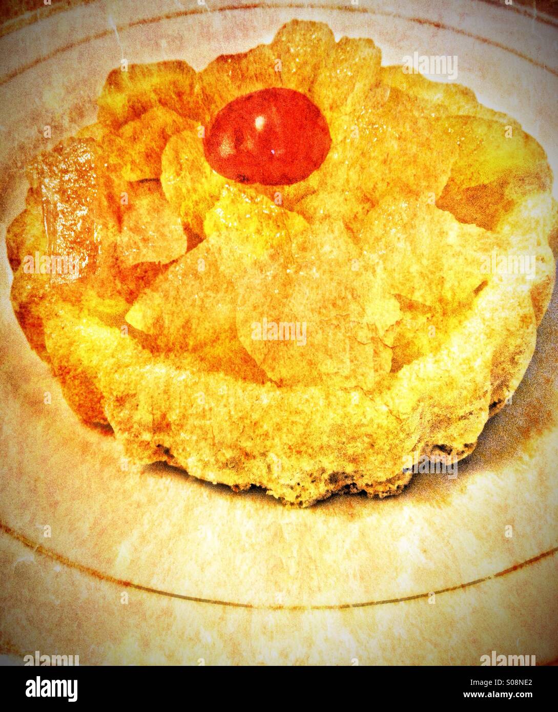 Fruit flan - Smartphone Captured Stock Image