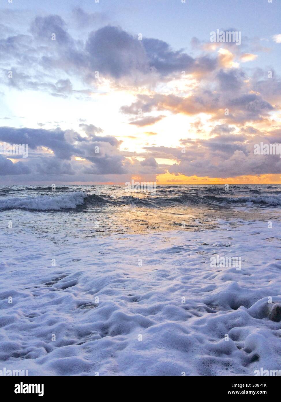 Sea, Cilento, Italy - Smartphone Captured Stock Image