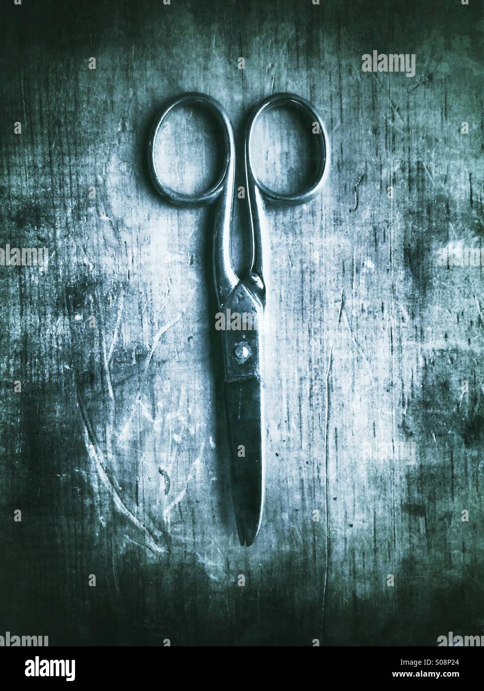 Old pair of scissors - Smartphone Captured Stock Image