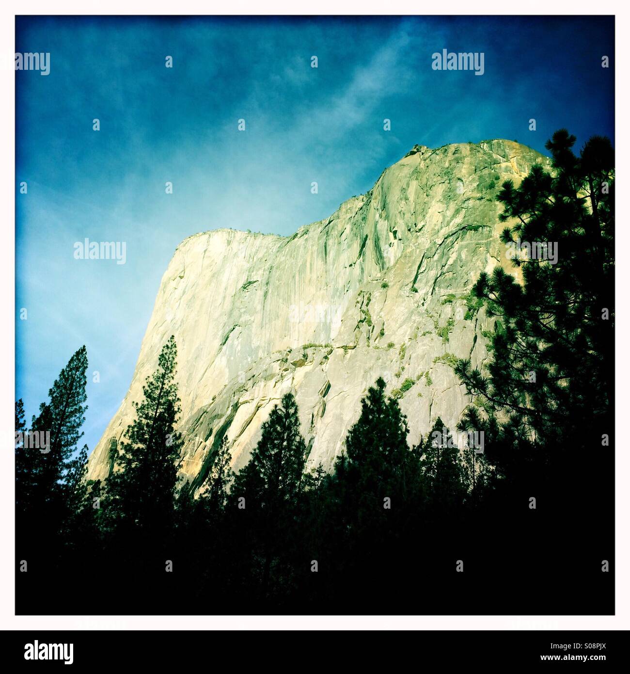 El Capitan. Yosemite Valley, Yosemite National Park, Mariposa County, California, USA Stock Photo
